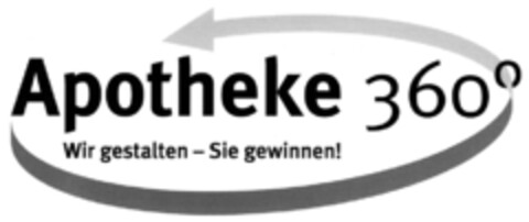 Apotheke 360° Wir gestalten - Sie gewinnen! Logo (DPMA, 11.10.2012)