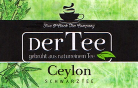 Der Tee gebrüht aus naturreinem Tee Logo (DPMA, 03/14/2014)