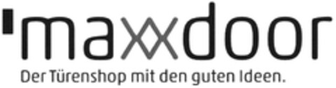 maxxdoor Der Türenshop mit den guten Ideen. Logo (DPMA, 24.05.2016)