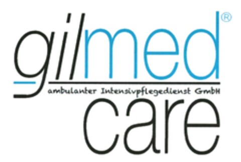gilmed care ambulanter Intensivpflegedienst GmbH Logo (DPMA, 07.03.2018)