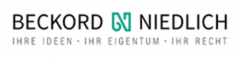 BECKORD & NIEDLICH IHRE IDEEN · IHR EIGENTUM · IHR RECHT Logo (DPMA, 31.01.2019)