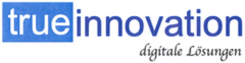 trueinnovation digitale Lösungen Logo (DPMA, 01.02.2024)