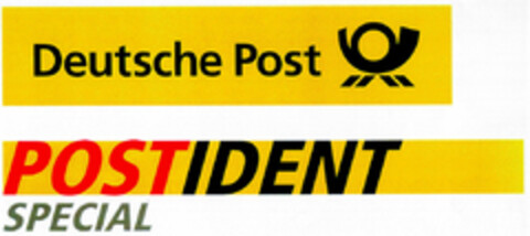 Deutsche Post POSTIDENT SPECIAL Logo (DPMA, 07/03/2002)