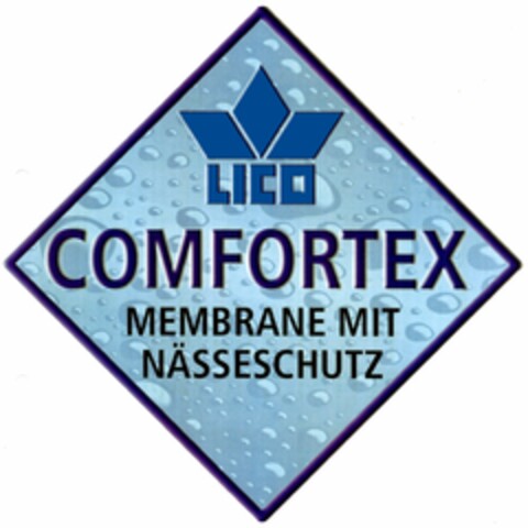LICO COMFORTEX MEMBRANE MIT NÄSSESCHUTZ Logo (DPMA, 07.04.2006)