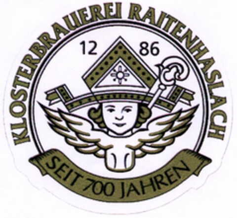 KLOSTERBRAUEREI RAITENHASLACH 1286 SEIT 700 JAHREN Logo (DPMA, 23.08.2006)