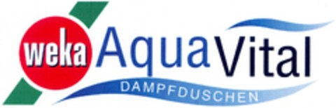 weka AquaVital DAMPFDUSCHEN Logo (DPMA, 15.09.2006)