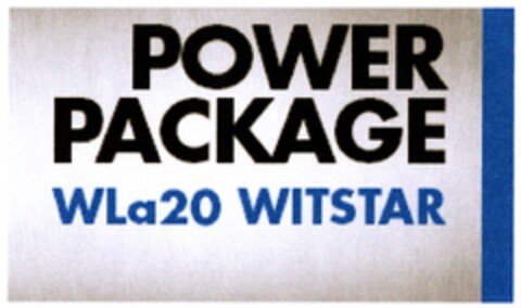 POWER PACKAGE WLa20 WITSTAR Logo (DPMA, 17.08.2007)