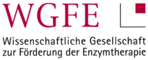 WGFE Wissenschaftliche Gesellschaft zur Förderung der Enzymtherapie Logo (DPMA, 18.10.2007)