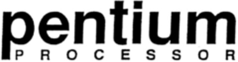pentium  PROCESSOR Logo (DPMA, 06/20/1995)