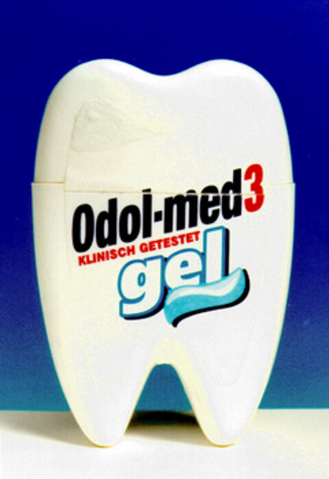 Odol-med3 KLINISCH GETESTET gel Logo (DPMA, 24.06.1995)