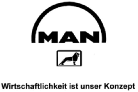 MAN Wirtschaftlichkeit ist unser Konzept Logo (DPMA, 11.11.1997)