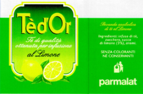 Tèd'Or al Limone Logo (DPMA, 27.08.1998)