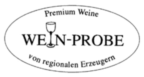 WEIN-PROBE von regionalen Erzeugern Logo (DPMA, 08/17/1999)