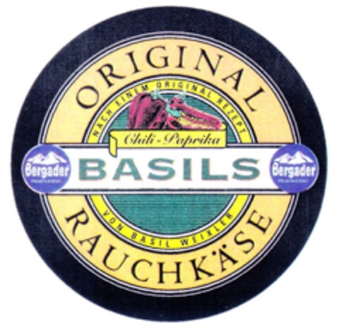 Bergader BASILS RAUCHKÄSE Logo (DPMA, 05/05/1994)