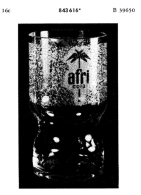 afri cola Logo (DPMA, 20.01.1968)