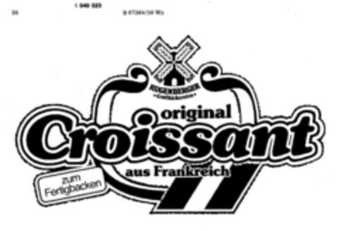 original Croissant aus Frankreich Logo (DPMA, 04.02.1981)