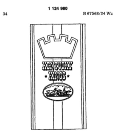 KENTUCKY KINGS Logo (DPMA, 03/13/1981)