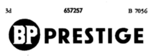 BP PRESTIGE Logo (DPMA, 02.04.1953)