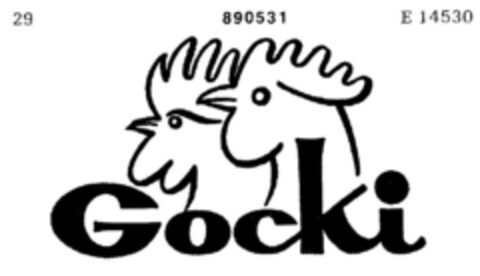 Gocki Logo (DPMA, 01.09.1969)