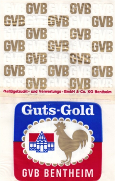 Guts-Gold GVB BENTHEIM Logo (DPMA, 31.07.1968)