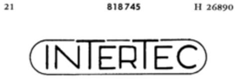 INTERTEC Logo (DPMA, 07/24/1965)