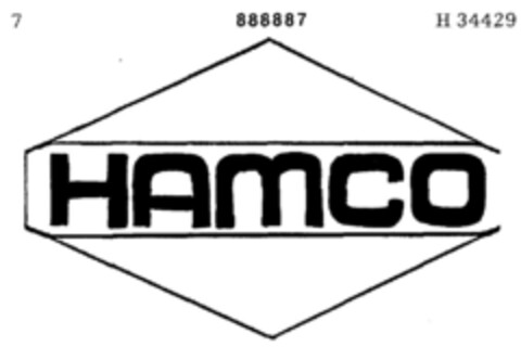 HAMCO Logo (DPMA, 01.06.1970)