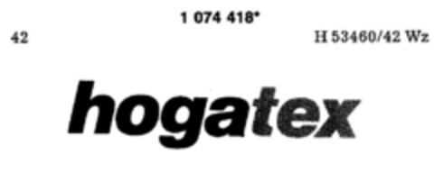 hogatex Logo (DPMA, 27.11.1984)