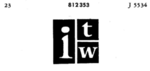 itw Logo (DPMA, 10.11.1964)