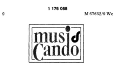 musi Cando Logo (DPMA, 20.06.1990)