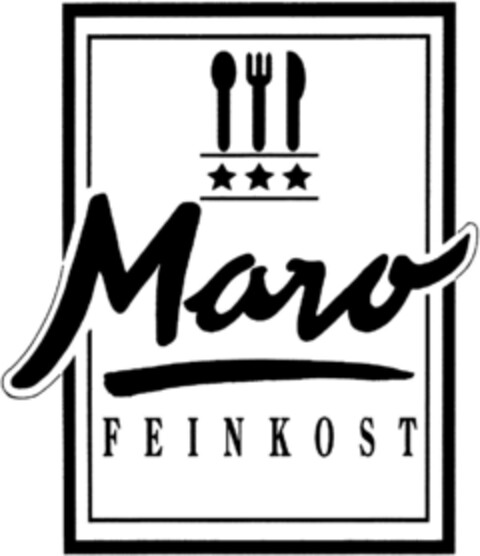 Maro FEINKOST Logo (DPMA, 22.12.1992)