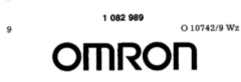 OMRON Logo (DPMA, 02.03.1982)