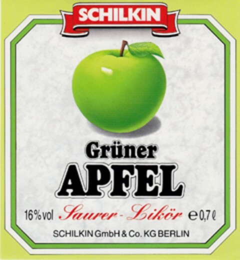 SCHILKIN Grüner APFEL Logo (DPMA, 06.05.1994)