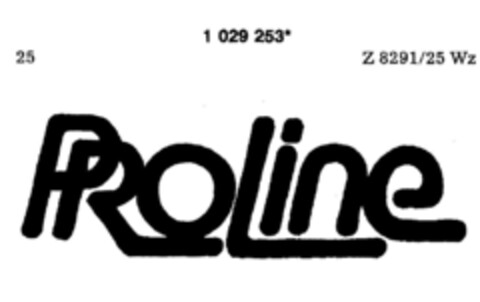 PRoline Logo (DPMA, 27.11.1981)