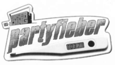 103·7 UNSER DING partyfieber Logo (DPMA, 04/06/2009)