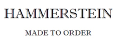 HAMMERSTEIN MADE TO ORDER Logo (DPMA, 11.07.2012)