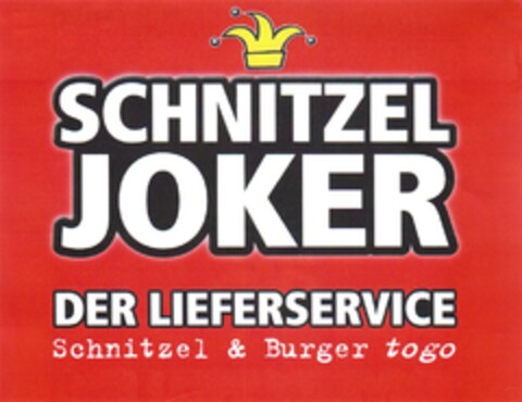 SCHNITZEL JOKER DER LIEFERSERVICE Logo (DPMA, 18.08.2014)