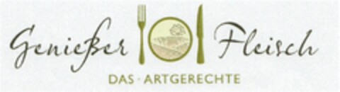 Genießer Fleisch DAS ARTGERECHTE Logo (DPMA, 17.10.2014)