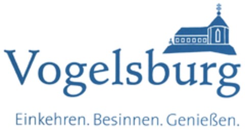 Vogelsburg Einkehren. Besinnen. Genießen. Logo (DPMA, 14.10.2015)
