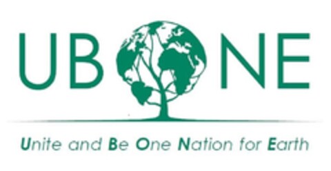 UBONE Unite and Be One Nation for Earth Logo (DPMA, 11/05/2016)