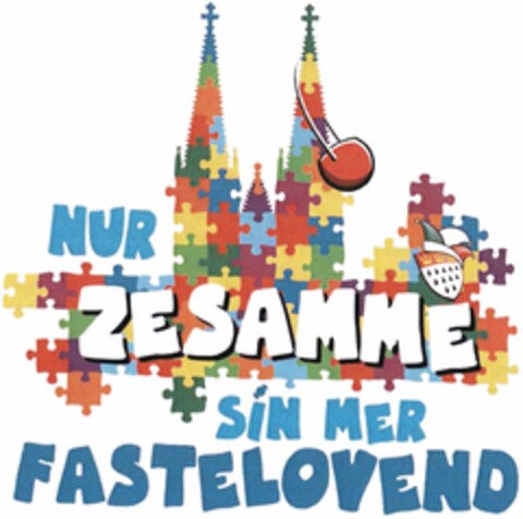 NUR ZESAMME SIN MER FASTELOVEND Logo (DPMA, 21.02.2020)