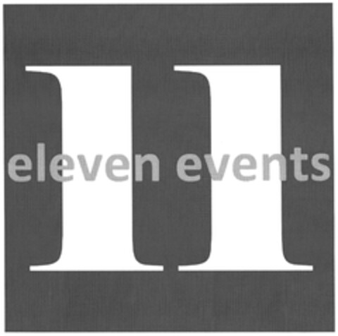 11 eleven events Logo (DPMA, 06/04/2020)