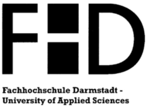 F D Fachhochschule Darmstadt - University of Applied Sciences Logo (DPMA, 12.07.2002)
