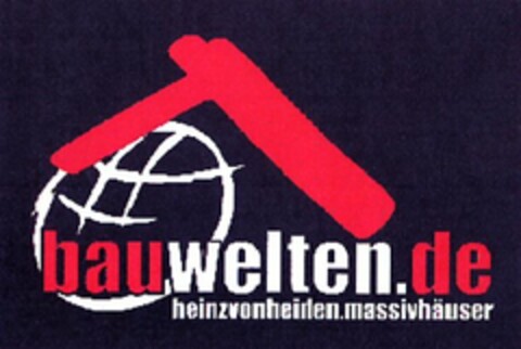 bauwelten.de heinzvonheiden.massivhäuser Logo (DPMA, 07/21/2004)