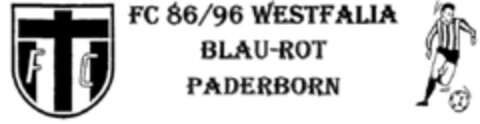 FC 86/96 WESTFALIA BLAU-ROT PADERBORN Logo (DPMA, 31.05.1996)