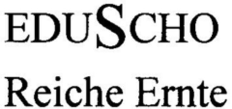 EDUSCHO Reiche Ernte Logo (DPMA, 01/10/1997)