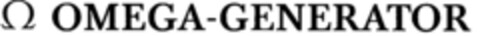 OMEGA-GENERATOR Logo (DPMA, 12.03.1997)