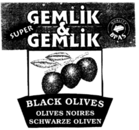 GEMLIK & GEMLIK BLACK OLIVES Logo (DPMA, 02.07.1998)