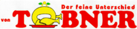 Der feine Unterschied von TOBNER Logo (DPMA, 14.12.1998)