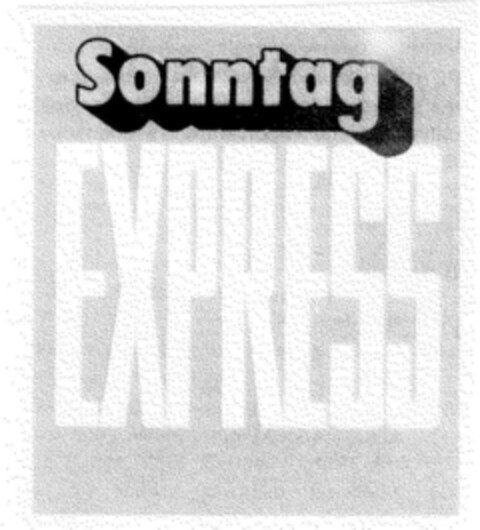 Sonntag EXPRESS Logo (DPMA, 02.02.1999)