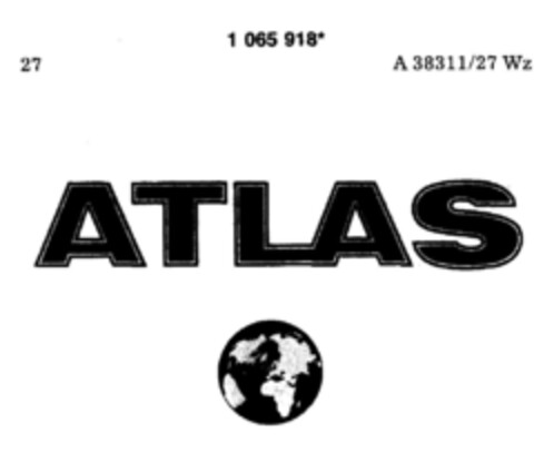 ATLAS Logo (DPMA, 10.03.1984)